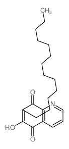 5,8-Quinolinedione,6-hydroxy-7-tridecyl- structure