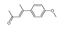 4-(4-methoxy-phenyl)-pent-3-en-2-one结构式