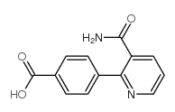 4-(3-(Carbamoyl)pyridin-2-yl)benzoic acid结构式