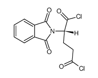 N-Phthaloyl-L-glutamoyldichlorid Structure