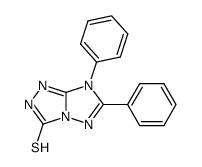 6,7-diphenyl-3-mercapto-1,2,4-triazolo-[4,3-b]-1,2,4-triazole结构式