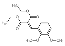 diethyl 2-[(2,3-dimethoxyphenyl)methylidene]propanedioate picture
