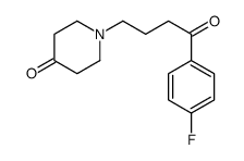 1-[4-(4-fluorophenyl)-4-oxobutyl]piperidin-4-one结构式