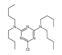 2-N,2-N,4-N,4-N-tetrabutyl-6-chloro-1,3,5-triazine-2,4-diamine Structure