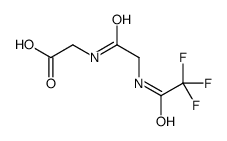 2-[[2-[(2,2,2-trifluoroacetyl)amino]acetyl]amino]acetic acid Structure