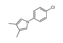 1-(4-chloro-phenyl)-3,4-dimethyl-pyrrole Structure