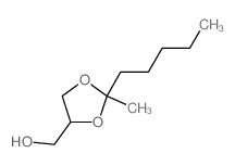 1,3-Dioxolane-4-methanol,2-methyl-2-pentyl-结构式