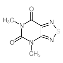 [1,2,5]Thiadiazolo[3,4-d]pyrimidine-5,7(4H,6H)- dione,4,6-dimethyl- structure