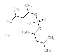 bis(4-methylpentan-2-yloxy)-sulfanyl-sulfanylidene-$l^{5}-phosphane结构式