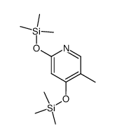 5-methyl-2,4-bis((trimethylsilyl)oxy)pyridine Structure