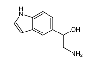 2-amino-1-(1H-indol-5-yl)ethanol Structure