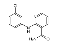 2-(3-chloroanilino)pyridine-3-carboxamide结构式