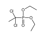 1,1-dichloro-1-diethoxyphosphorylethane结构式
