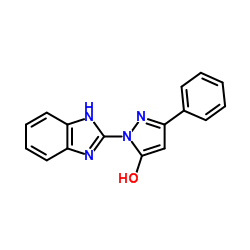 1-(1H-Benzimidazol-2-yl)-3-phenyl-1H-pyrazol-5-ol Structure