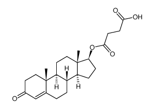 testosterone-succinate Structure