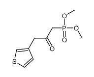 1-dimethoxyphosphoryl-3-thiophen-3-ylpropan-2-one Structure