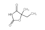 2,4-Oxazolidinedione,5-ethyl-5-methyl- Structure