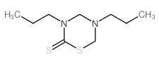 2H-1,3,5-Thiadiazine-2-thione,tetrahydro-3,5-dipropyl- Structure
