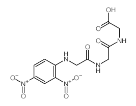 Glycine,N-[N-[N-(2,4-dinitrophenyl)glycyl]glycyl]- (6CI,7CI,9CI) structure