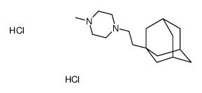 1-[2-(1-adamantyl)ethyl]-4-methylpiperazine,dihydrochloride Structure