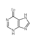 6H-Purine-6-selone,1,9-dihydro- Structure