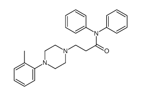 3-[4-(2-methylphenyl)piperazin-1-yl]-N,N-diphenylpropanamide Structure