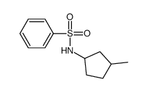 Benzenesulfonamide, N-(3-methylcyclopentyl)- (7CI,8CI)结构式