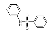 Benzenesulfonamide, N-3-pyridinyl-结构式