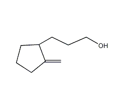 2-Methylene-cyclopentanepropanol Structure