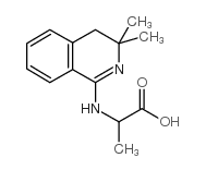 2-(3,3-DIMETHYL-3,4-DIHYDRO-ISOQUINOLIN-1-YL-AMINO)-PROPIONIC ACID Structure