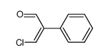 BENZENEACETALDEHYDE, .ALPHA.-(CHLOROMETHYLENE)- structure