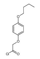 (4-butoxyphenoxy)acetyl chloride Structure