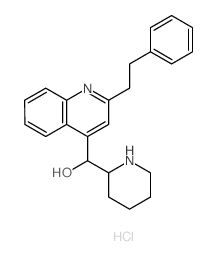 (2-phenethylquinolin-4-yl)-(2-piperidyl)methanol结构式