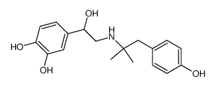 Hydroxybenzylisoprenaline Structure