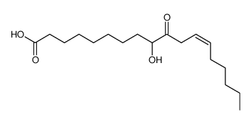 (12Z)-9-hydroxy-10-oxo-12-octadecenoic acid结构式