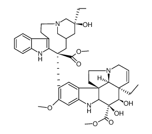 N-去甲酰-4-去乙酰长春新碱结构式
