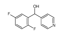 4-[(2,5-Difluorophenyl)hydroxymethyl]pyridine结构式