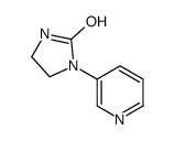 1-pyridin-3-ylimidazolidin-2-one结构式