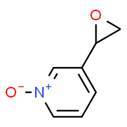 Pyridine, 3-oxiranyl-, 1-oxide (9CI)结构式