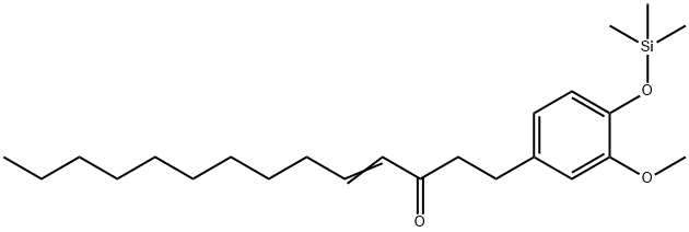 1-[3-Methoxy-4-[(trimethylsilyl)oxy]phenyl]-4-tetradecen-3-one picture