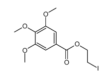 2-iodoethyl 3,4,5-trimethoxybenzoate Structure