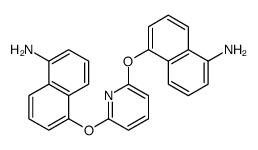 5-[6-(5-aminonaphthalen-1-yl)oxypyridin-2-yl]oxynaphthalen-1-amine Structure