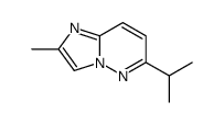 Imidazo[1,2-b]pyridazine, 2-methyl-6-(1-methylethyl)- (9CI) structure