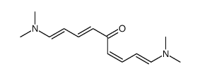 1,9-bis(dimethylamino)nona-1,3,6,8-tetraen-5-one结构式