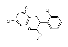methyl 2,4 -dichloro-α -(2-chlorophenyl)-benzenepropanoate Structure