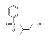 4-(benzenesulfonyl)-3-methylbutan-1-ol结构式