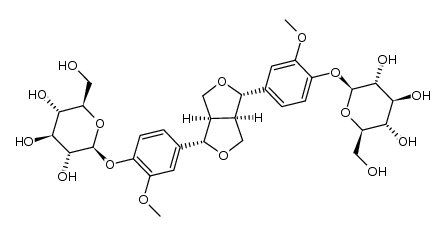 (+)-Pinoresinol结构式