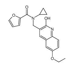 2-Furancarboxamide,N-cyclopropyl-N-[(6-ethoxy-1,2-dihydro-2-oxo-3-quinolinyl)methyl]-(9CI) picture