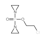 1-(aziridin-1-yl-(2-chloroethoxy)phosphoryl)aziridine结构式