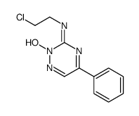 N-(2-chloroethyl)-2-hydroxy-5-phenyl-1,2,4-triazin-3-imine Structure